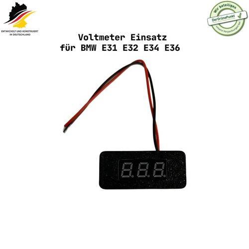 Voltmeter einsatz für bmw e31 - einsatz,